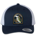 Inshore Slam 6 Panel Trucker Snap Back Navy White Hat