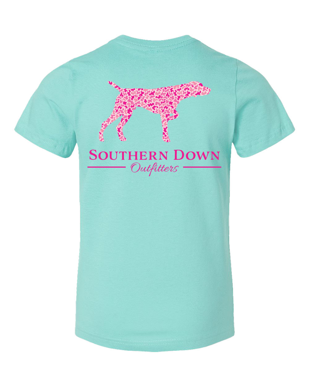 Pink Camo Dog Toddler Tee