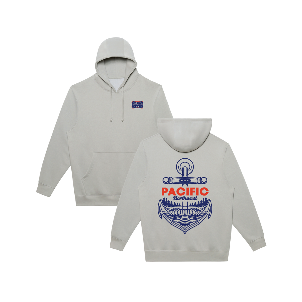 Anchor Hoodie Grey