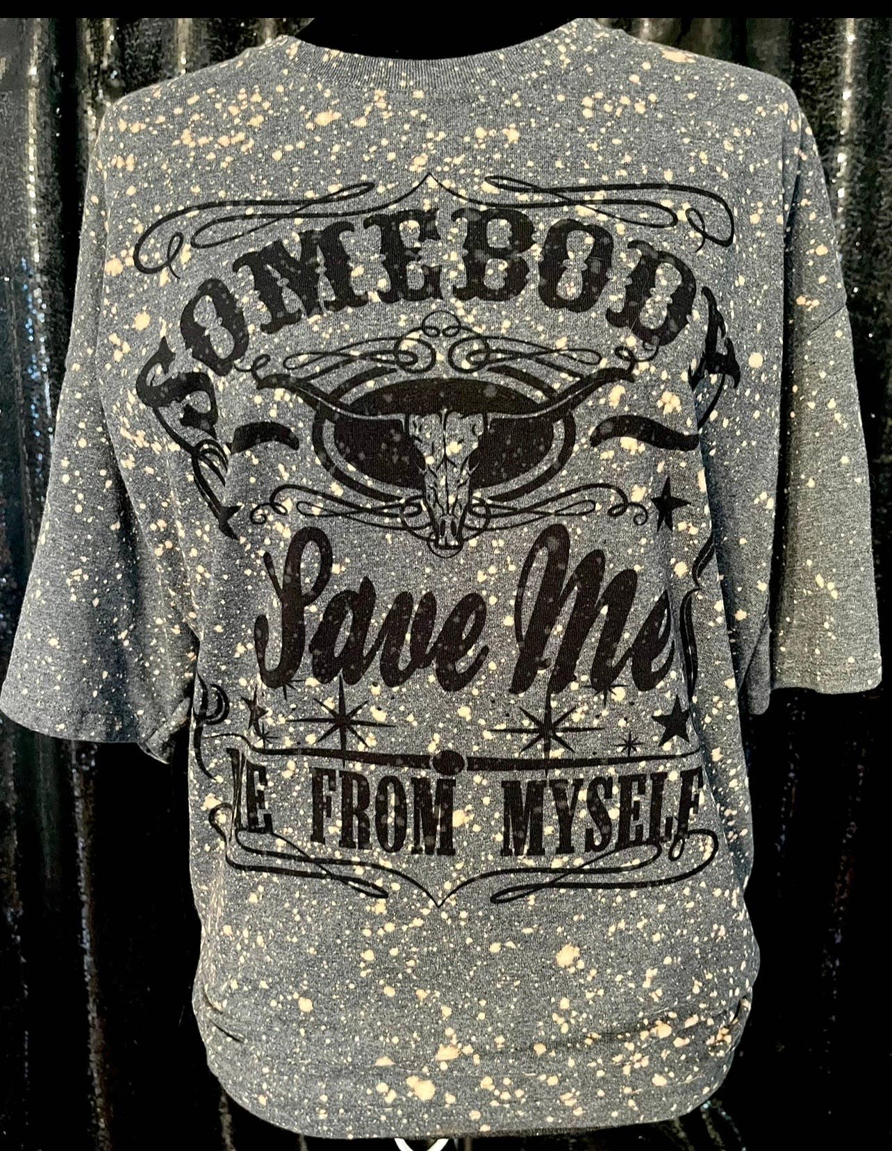 Save Me Bleached Tshirt
