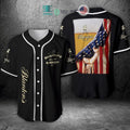 BEST Blanton's Beer United States Flag black Baseball Jersey