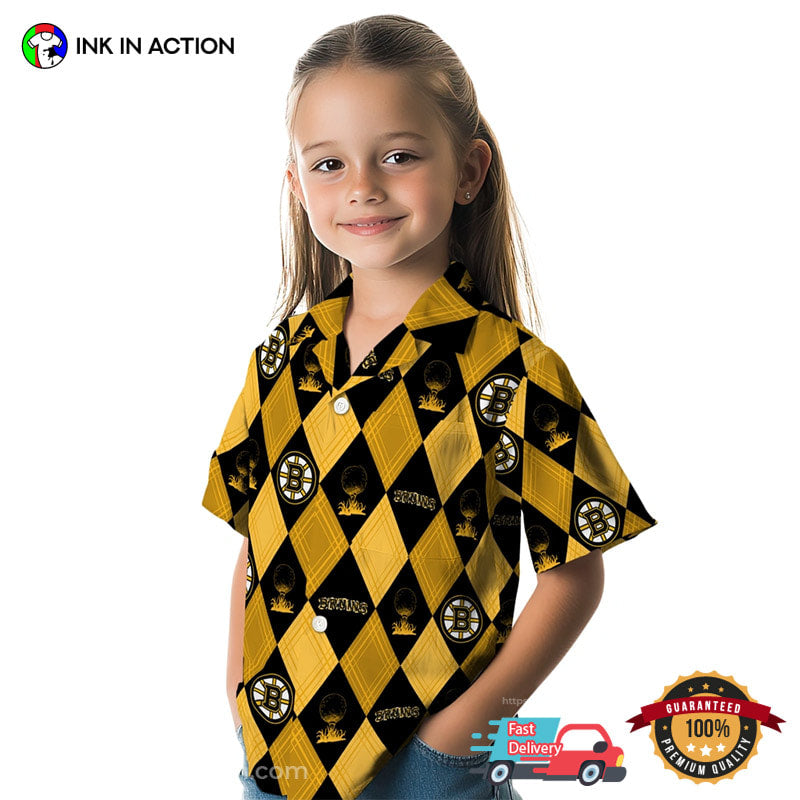 Boston Bruins Ice Hockey NHL Hawaiian Shirt