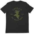 We Grow Deer Tee-Black