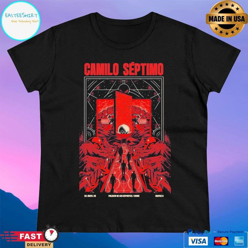 Camilo Séptimo Mexico City May 28 2026 Event T-Shirts