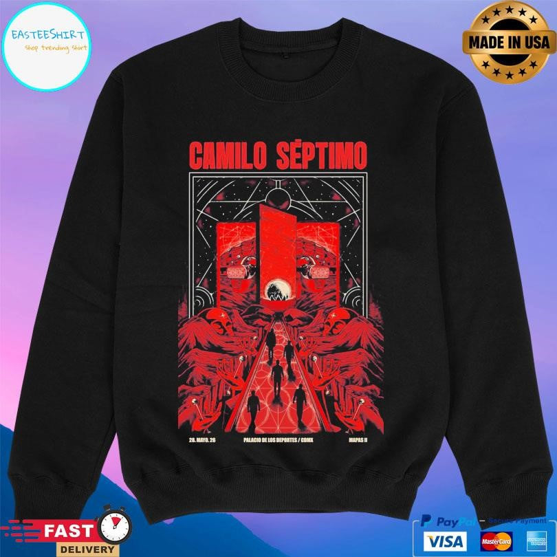 Camilo Séptimo Mexico City May 28 2026 Event T-Shirts