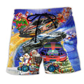 Car Funny For Christmas Merry Christmas Trendy Aloha Hawaiian Beach Shorts