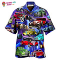 Car Green Red To Dream Stunning Style Hawaiian Shirt - Trendy Aloha