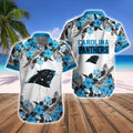 Carolina Panthers Tropical Hawaiian Fan Shirt Shorts Jungle Set