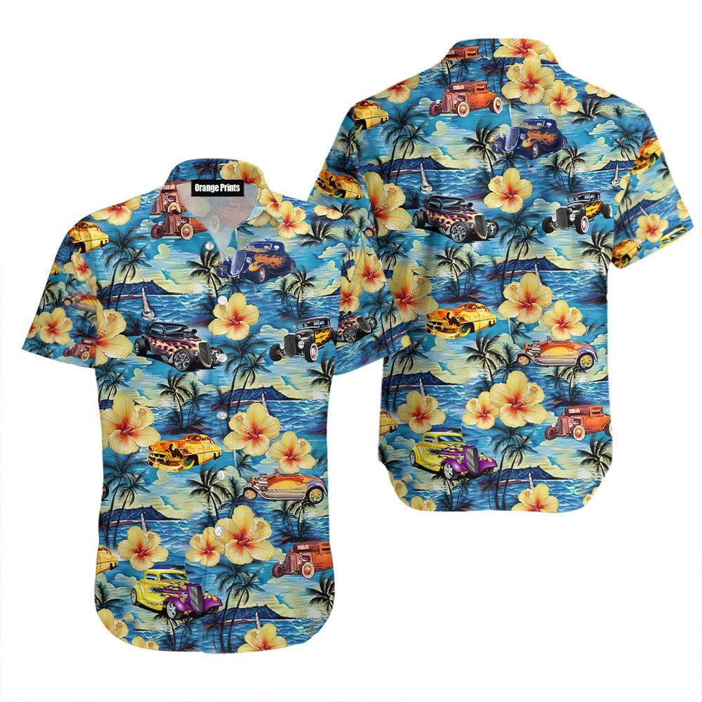 Cars In Hawaii Trendy Hawaiian Shirt