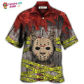 Cat Halloween Horror Cat Hawaiian Shirt - Trendy Aloha