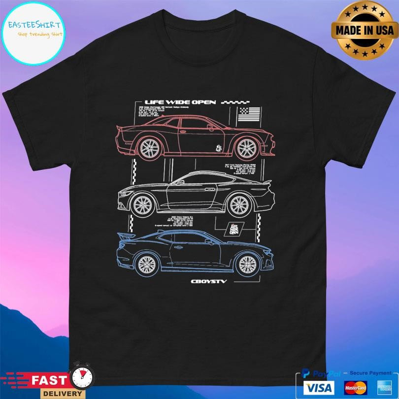 Cboystv American Muscle Spec Shirt
