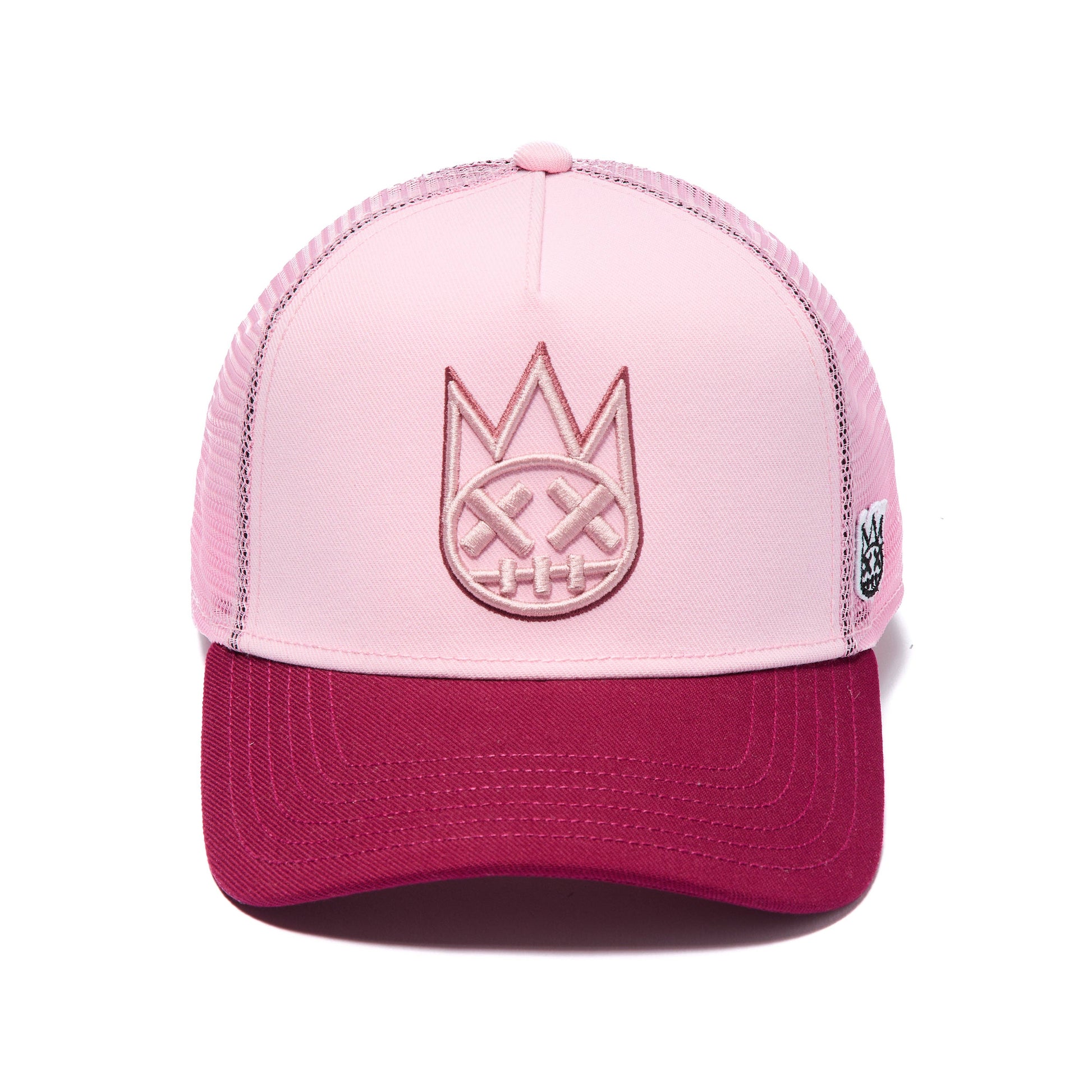 Cult's Logo Mesh Back Trucker Hat in Potpourri