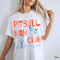 Comfort Colors Pitbull Mom Club Dog Mama Pit Bull Tee Unisex T-shirt, Sweatshirt, Hoodie (1)