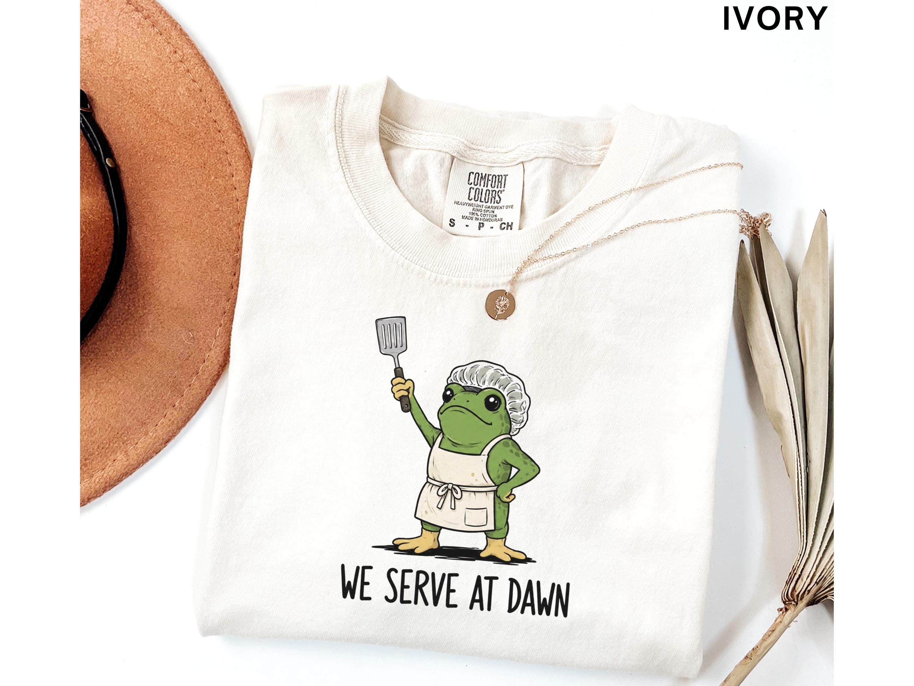 Lunch Lady Cafeteria Worker Frog School Staff Matching Tees Back School Lunch Lady Breakfast Humor (1)