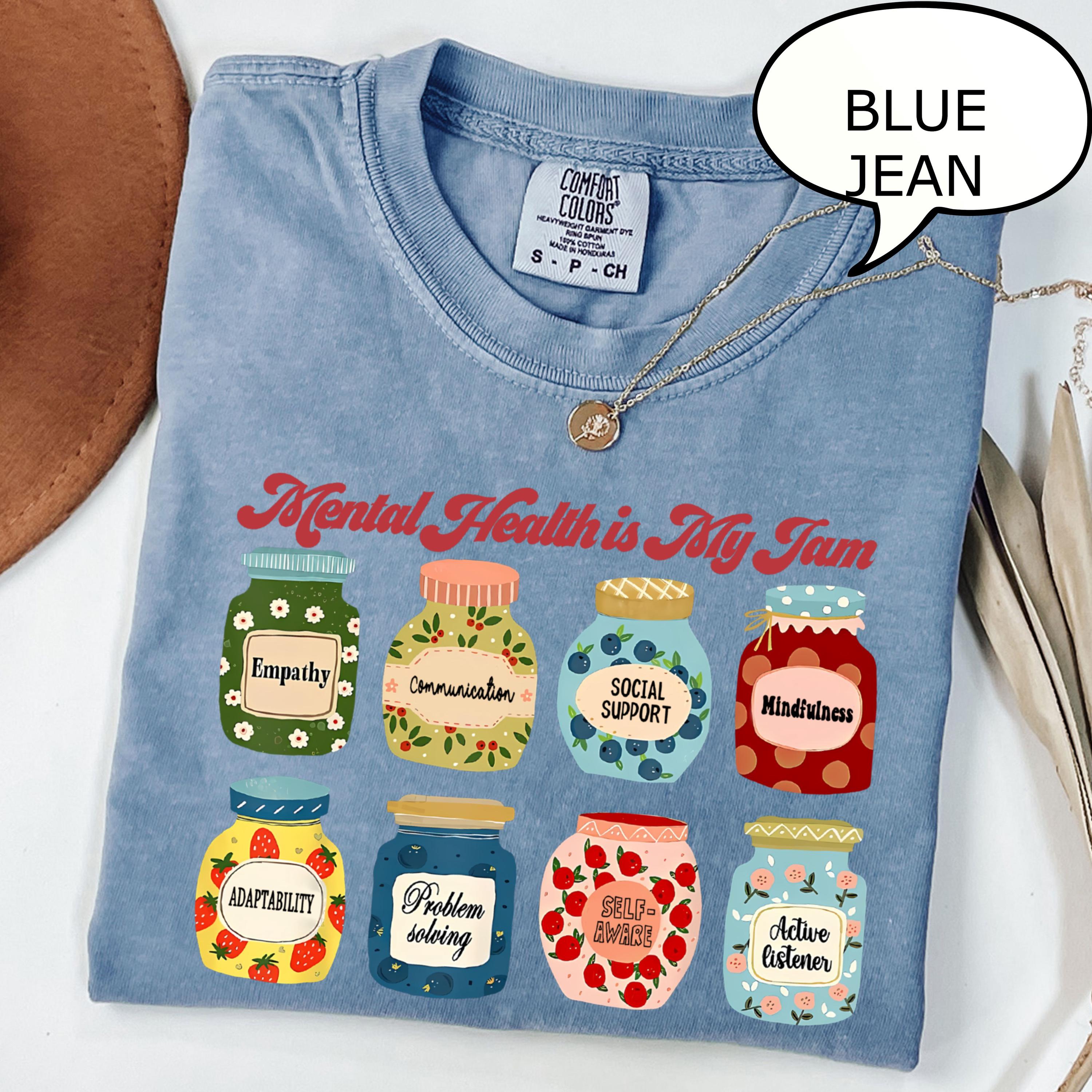 Comfort Colors Mental Health Jam Nurse Jam Unisex T-shirt, Sweatshirt, Hoodie (2)