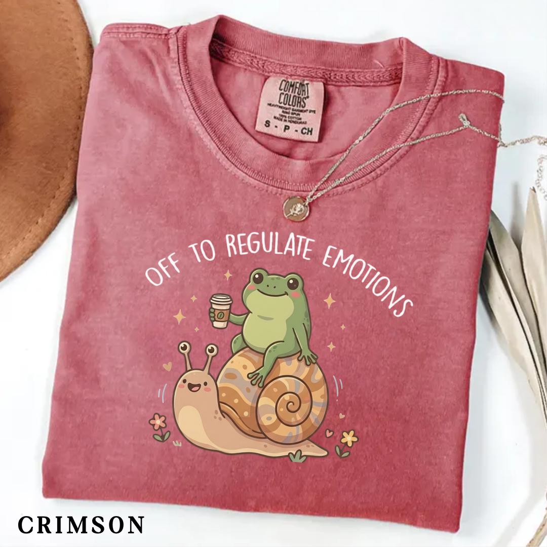 Comfort Colors Off Regulate Emotions Frog Mental Health Therapis Therapy Sel Counselor (4)