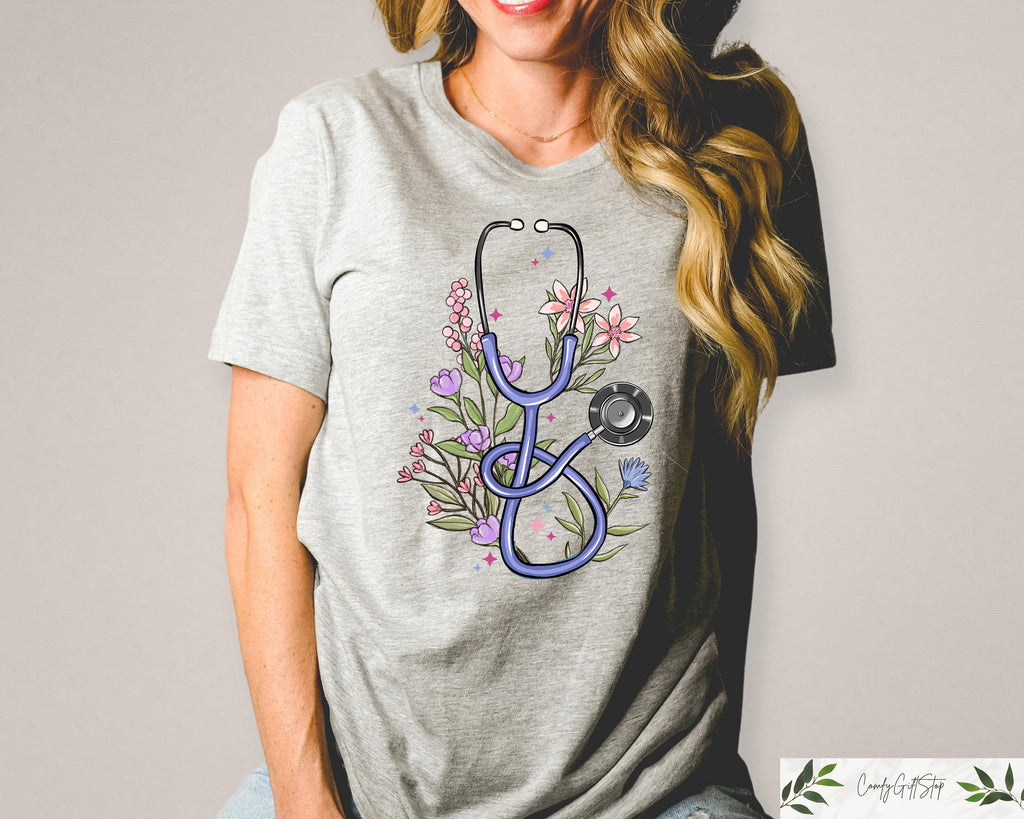 Comfort Retro Floral Stethoscope Nurse Doctor Floral Nurse Nursing Nurse Nurse (3)