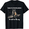 Take Jesus Made Way Raccoon Unisex T-shirt, Sweatshirt, Hoodie (1)
