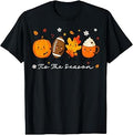 Tis Season Fall Pumpkin Football Coffee Autumn Unisex T-shirt, Sweatshirt, Hoodie (1)