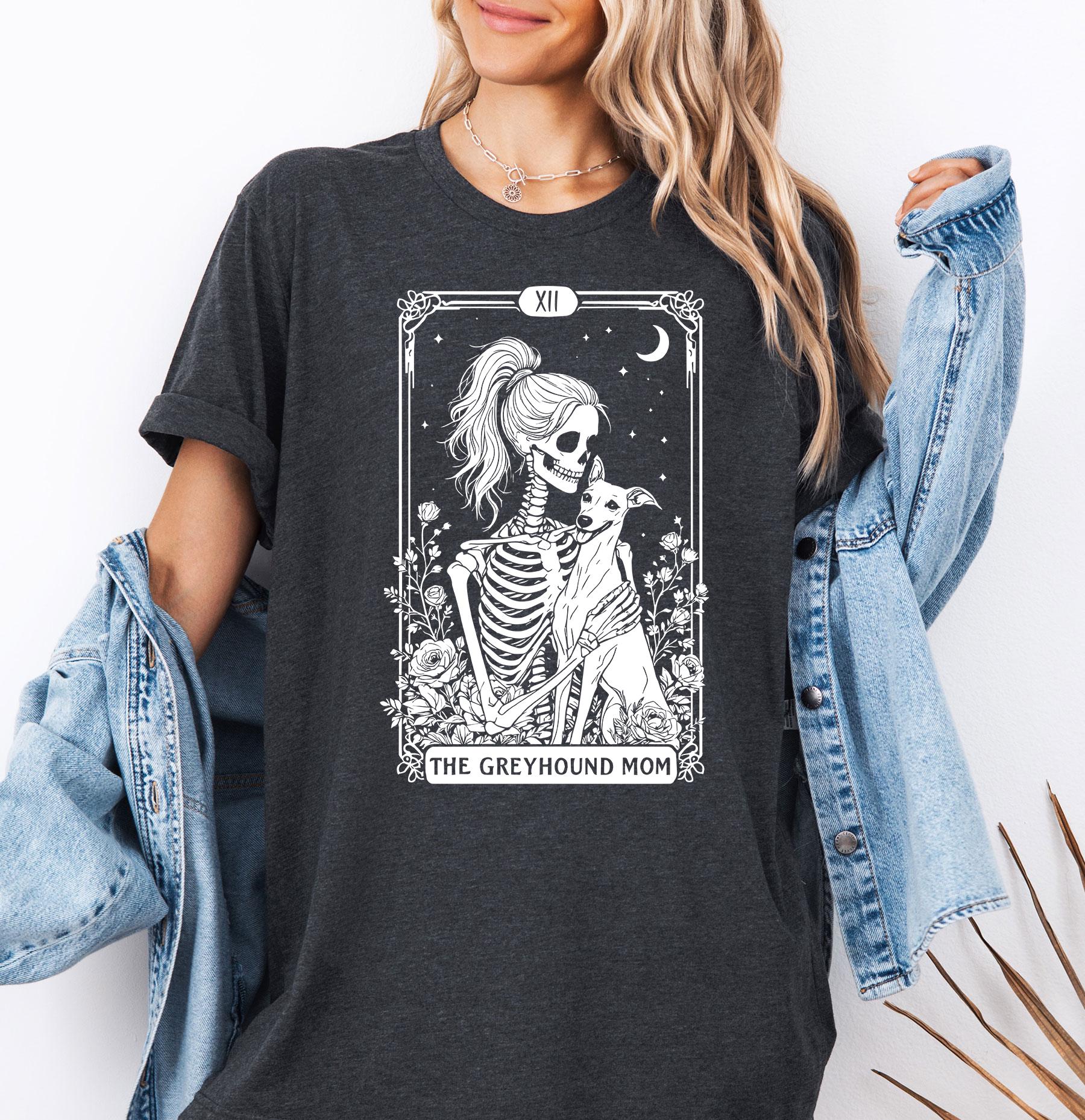 Greyhound Mom Tarot Card Greyhound Lover Halloween Greyhound Gif Whippet Dog Mom Halloween Sighthound (3)
