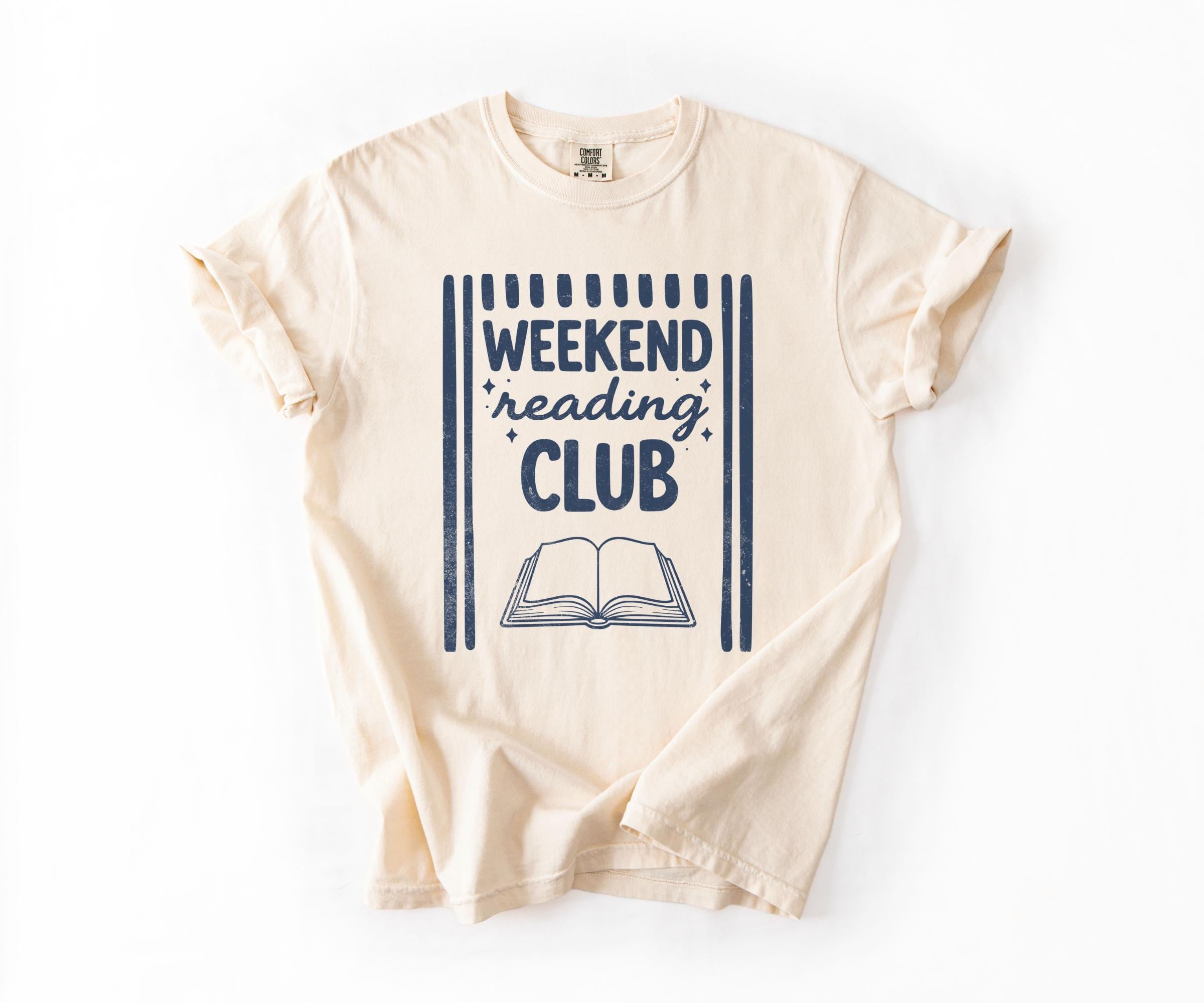 Book Lover Weekend Reading Club Tee Bookish Summer Reader (2)