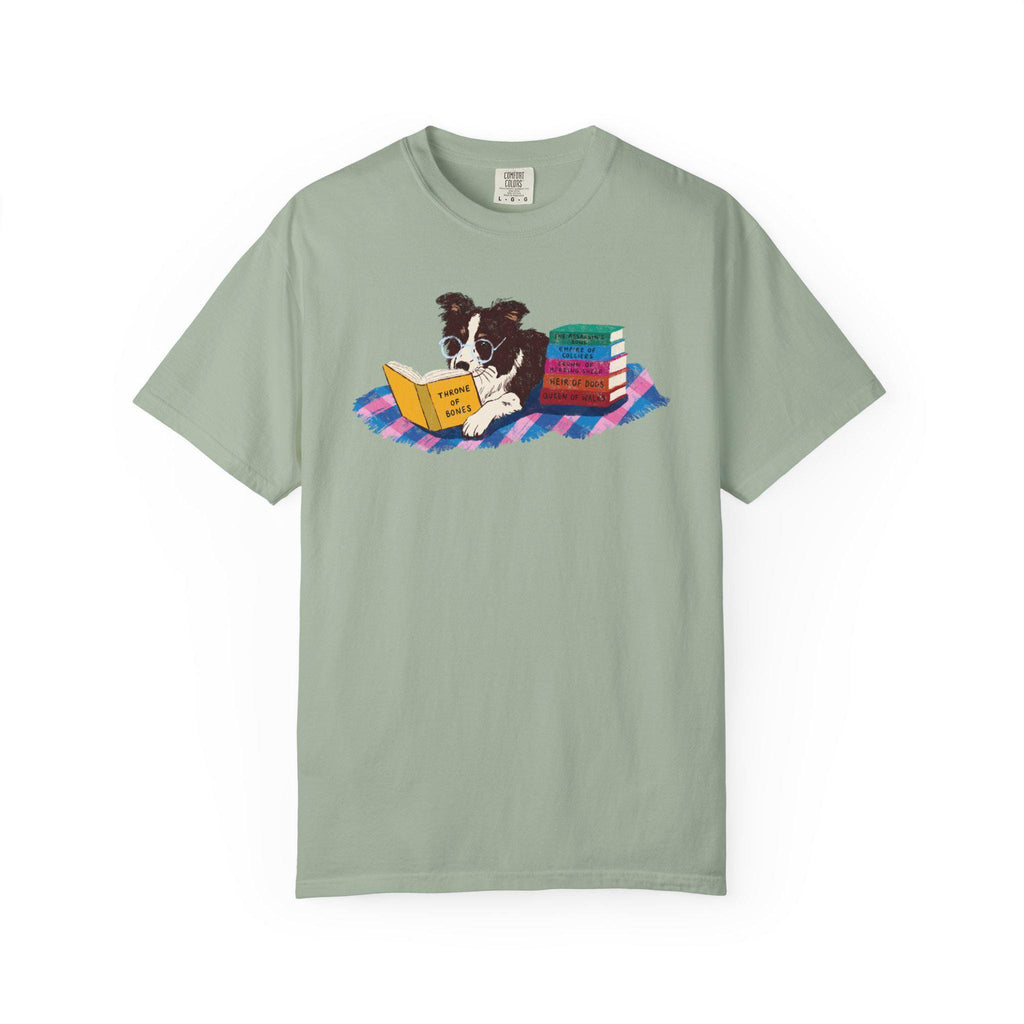 Border Collie Book Lover Reading Dog Fantasy Book Lover Bookish Dog Tee Dog Mom Booktok (3)