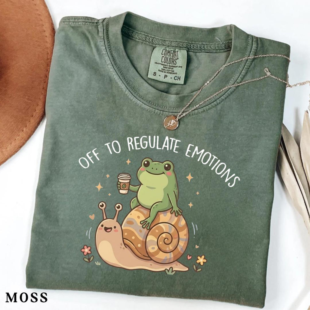 Comfort Colors Off Regulate Emotions Frog Mental Health Therapis Therapy Sel Counselor (3)