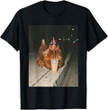 Chicken Drinking Iced Coffee Unisex T-shirt, Sweatshirt, Hoodie (1)