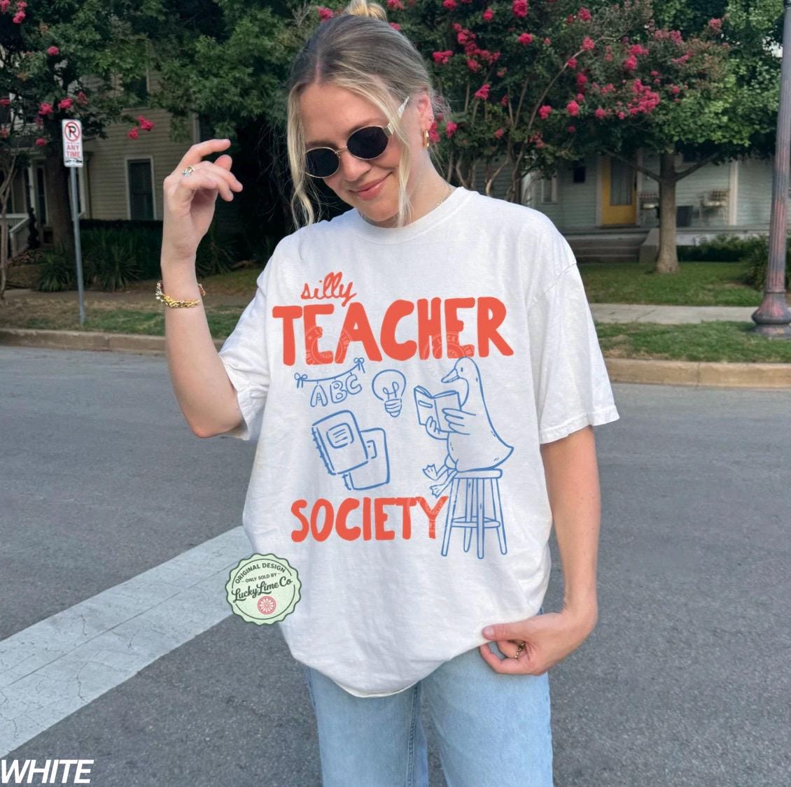 Comfort Colors Silly Teacher Silly Teachers Build Character Back School Tee Goose Teacher (4)