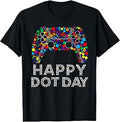 Happy Dot Day Gamer Controller Polka Dot Unisex T-shirt, Sweatshirt, Hoodie (1)