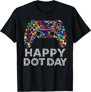 Happy Dot Day Gamer Controller Polka Dot Unisex T-shirt, Sweatshirt, Hoodie (1)