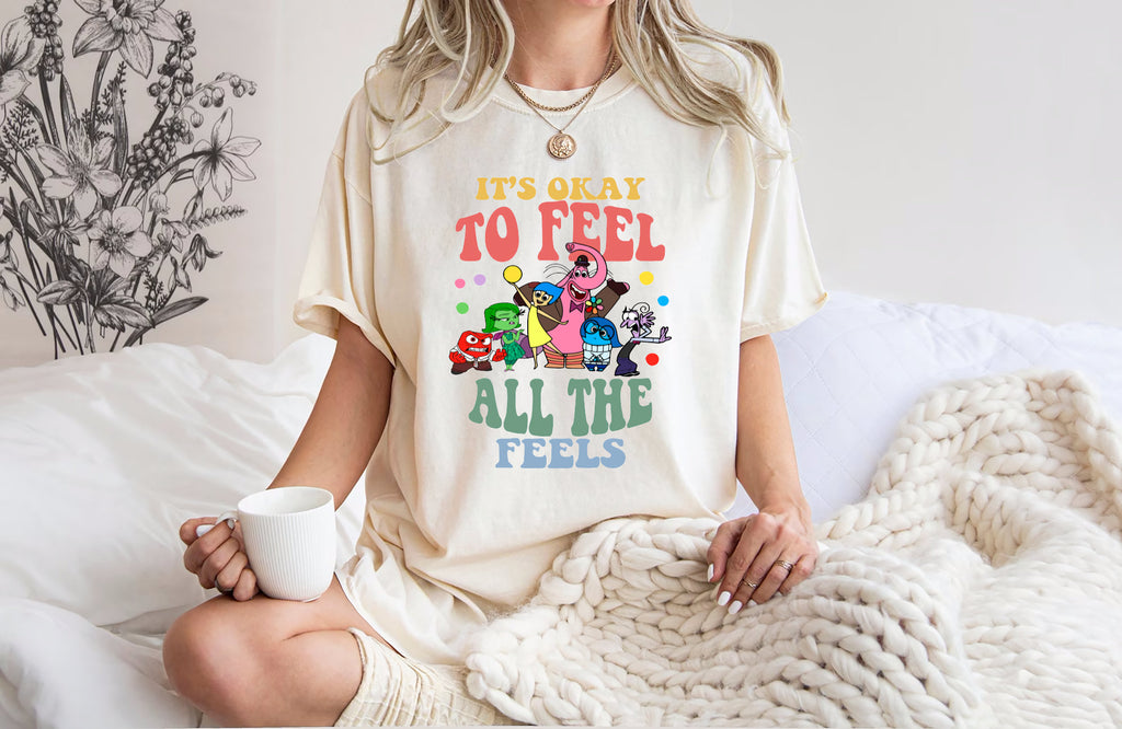 Comfort Colors Disney Inside It'S Okay Feel Feels Mental Health Inclusion Speech Therapy Para (2)