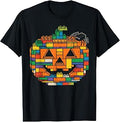 Halloween Pumpkin Blocks Bricks Costume Toddler Unisex T-shirt, Sweatshirt, Hoodie (1)