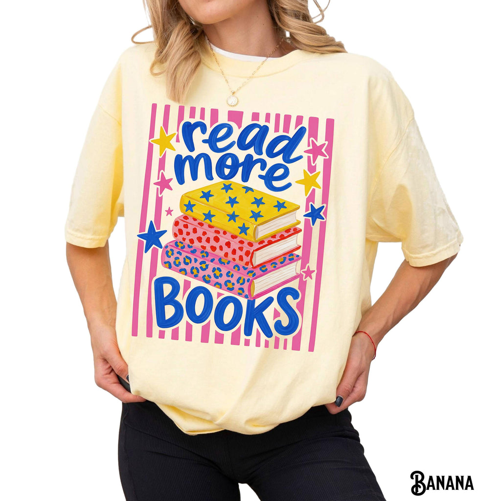 Comfort Colors Bookish Teacher Tee Read More Books Book Lover Reading Literature Language Arts Ela Literacy Librarian (2)