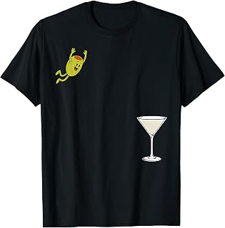 Dirty Martini Dive Olive Cocktail Drinker Unisex T-shirt, Sweatshirt, Hoodie (1)