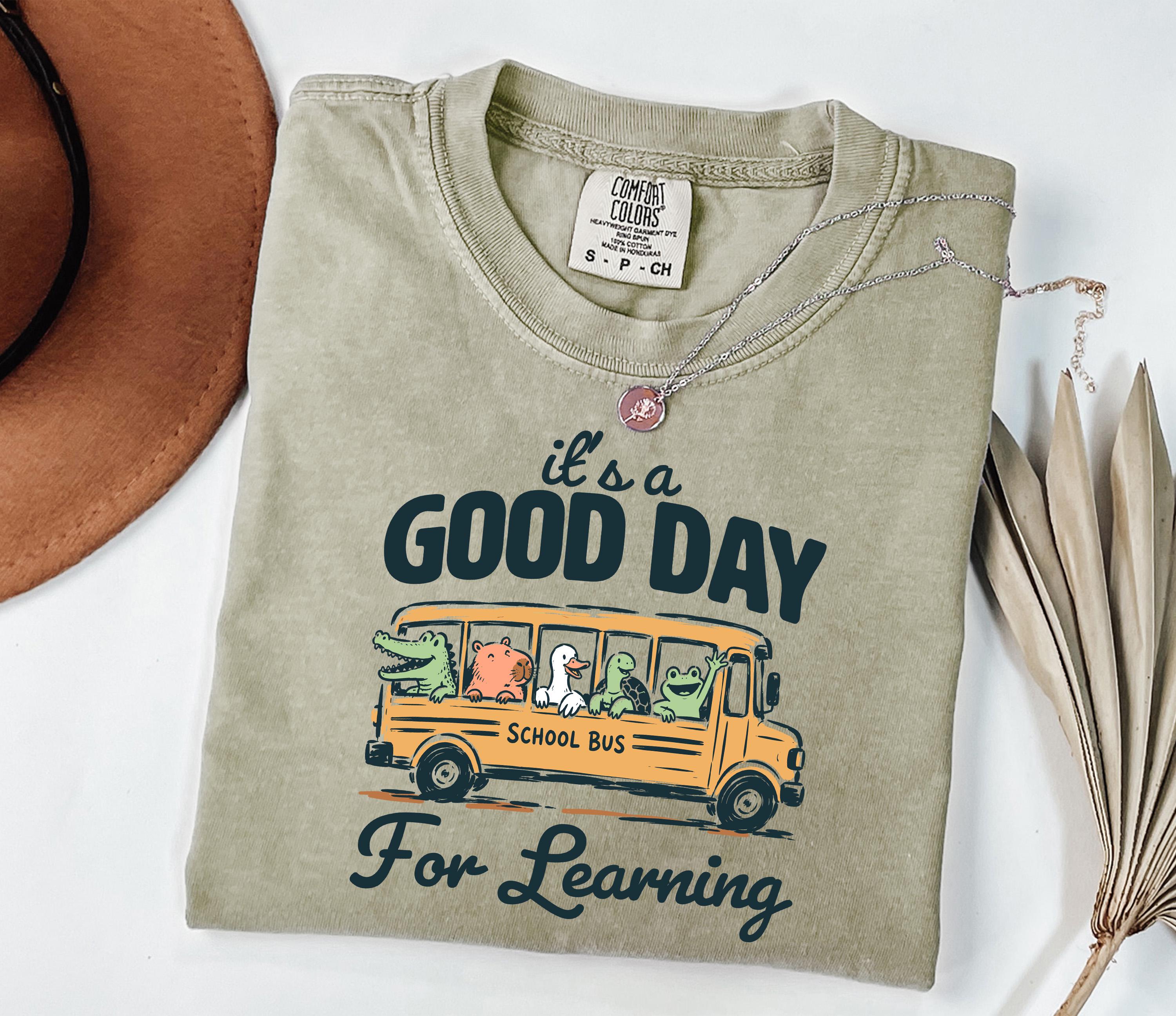 Comfort Colors It'S Good Day Learning Back School Teacher School Back School (1)