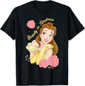 Princess Belle Kindness Floral Art Unisex T-shirt, Sweatshirt, Hoodie (1)