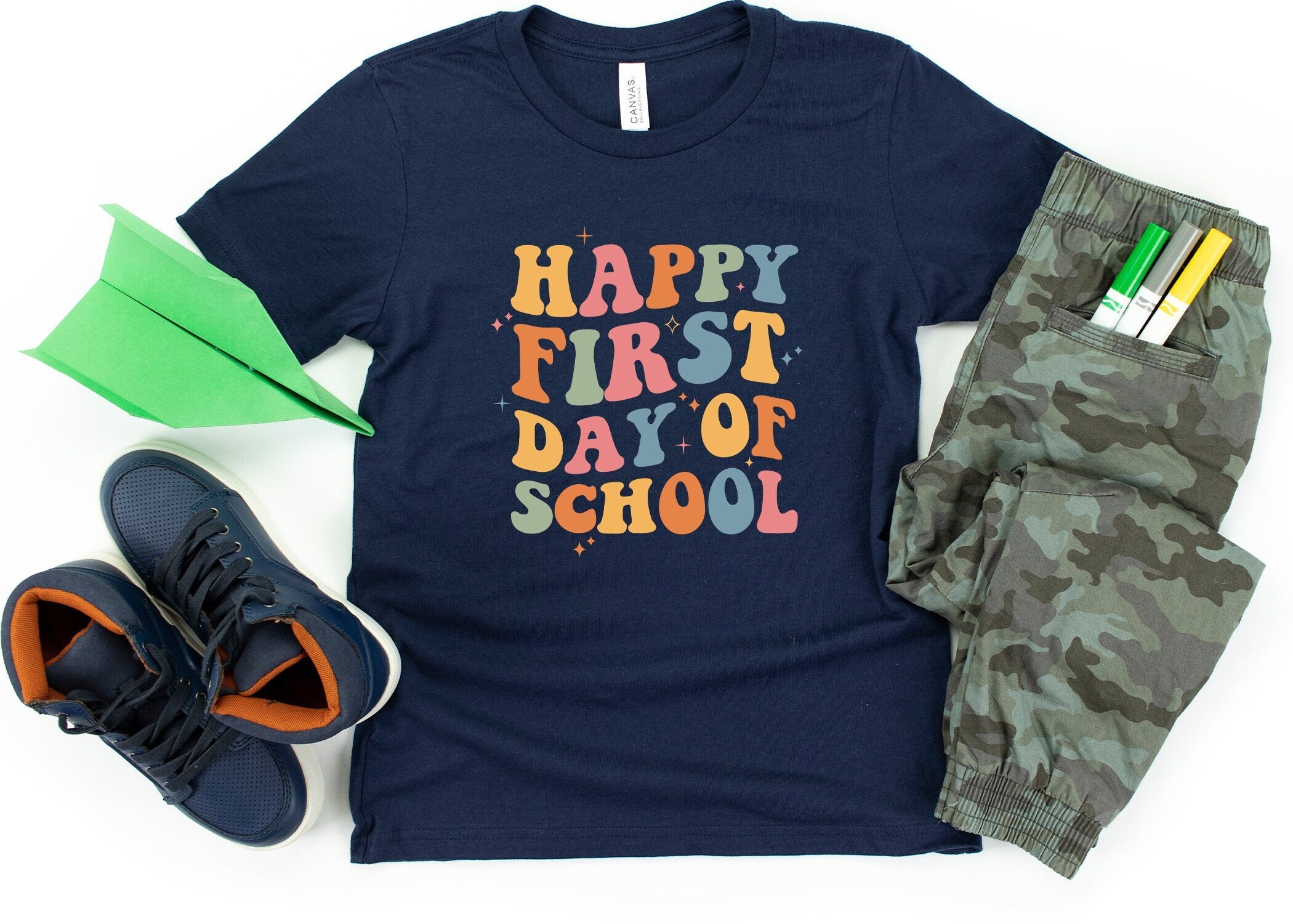Happy First Day School Teacher Kindergarten Teacher Back School (2)