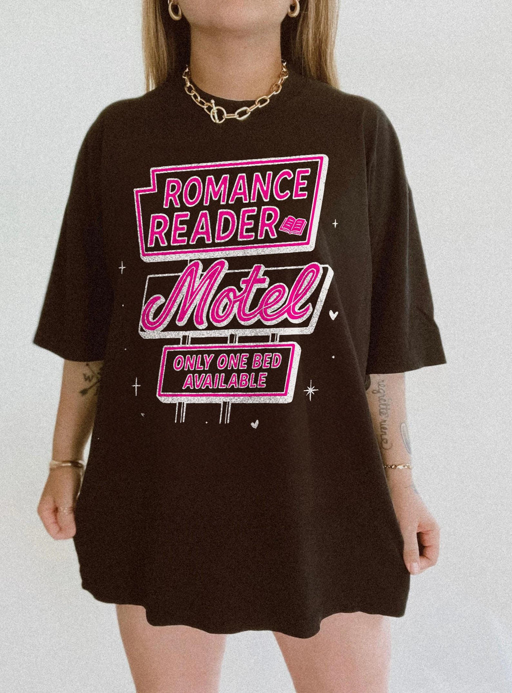 Romance Reader Book Lover Book Trope Only Bed Dark Romance Bookish Tee Pink Bookworm Reader Girly Coquette (2)