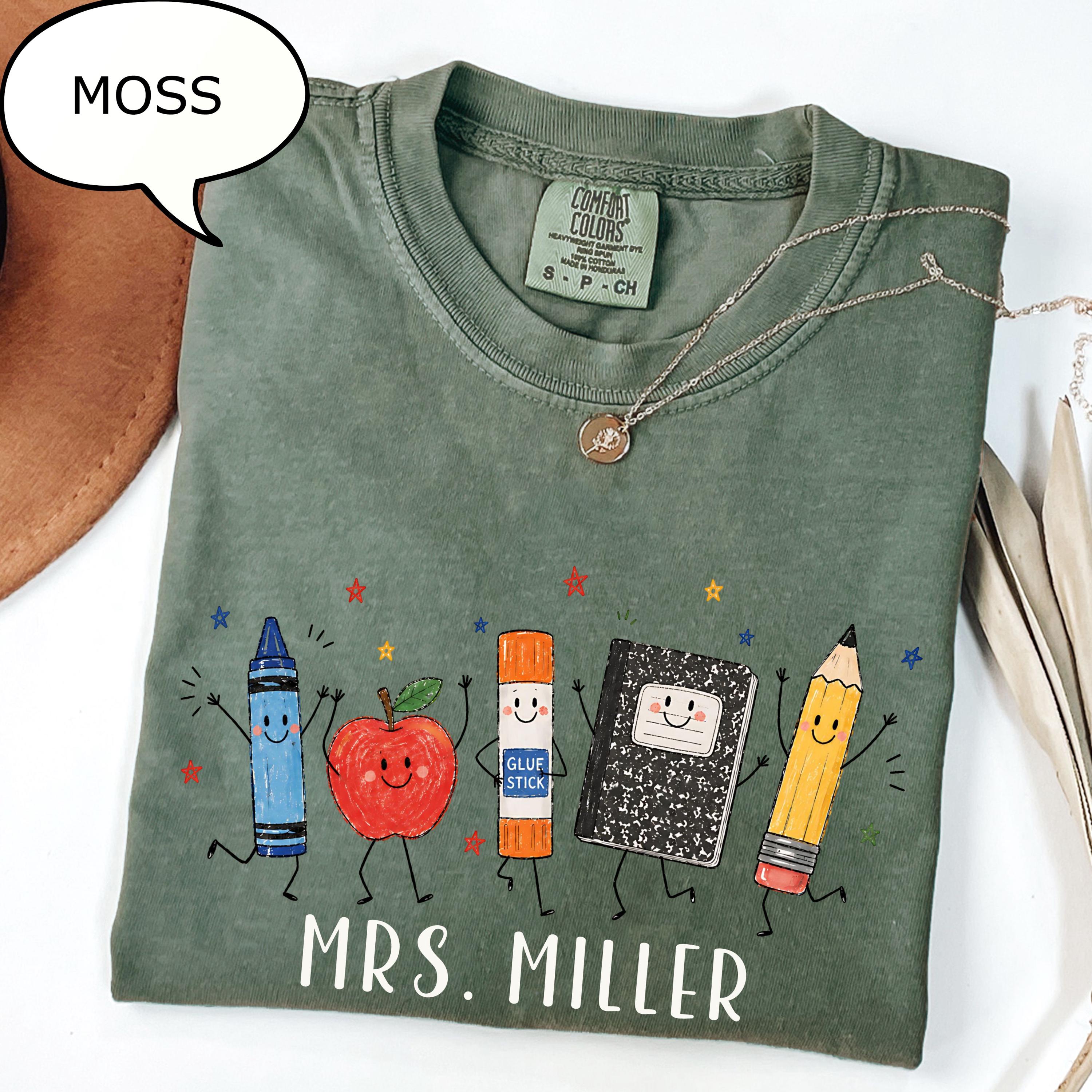 Comfort Colors Custom Teacher Name Back School Personalized Teacher (4)