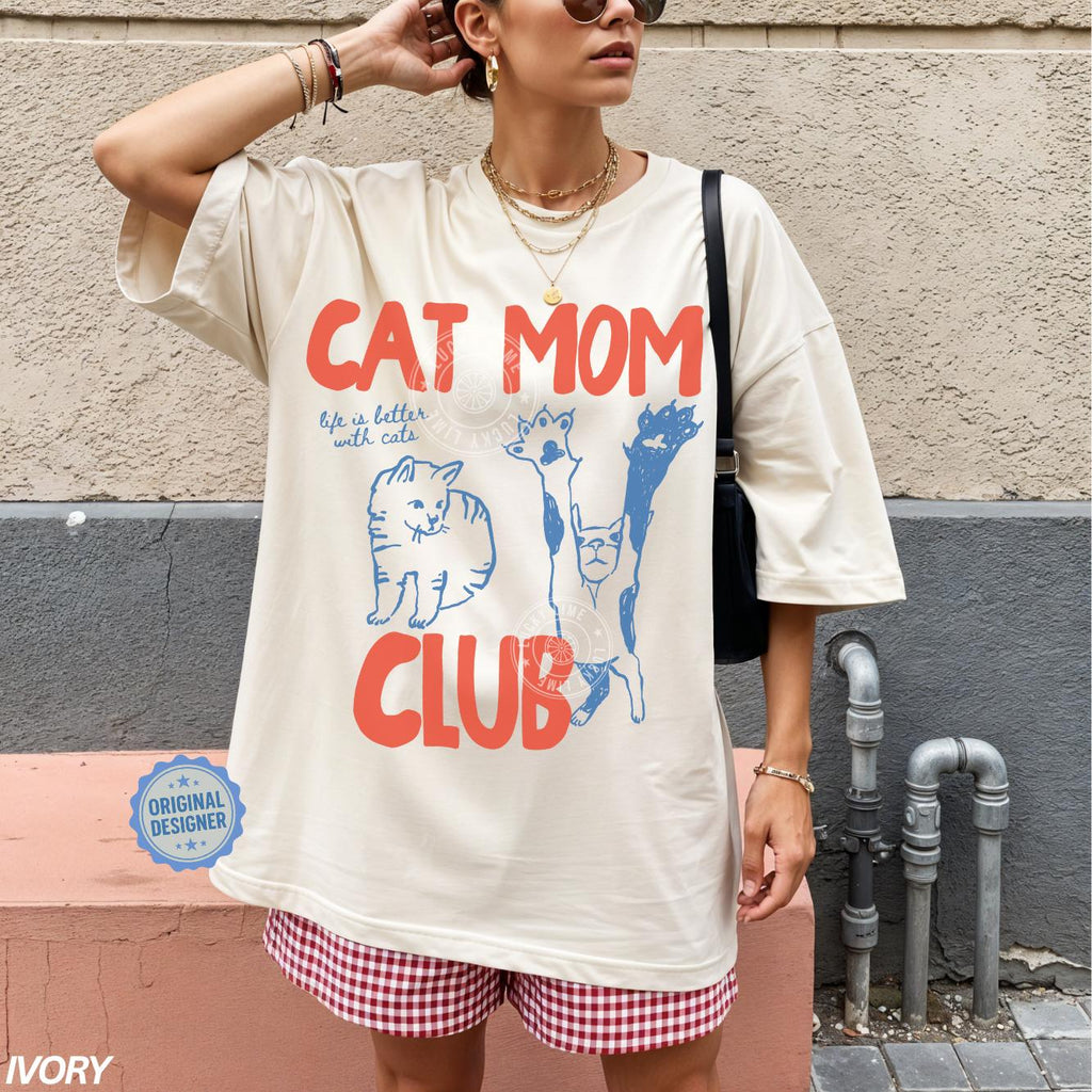 Cat Mom Cat Mama Tee Comfort Colors Cat Mom Cat Mom Ca Cat Lover Cat Mom Fur Mama (1)