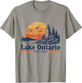 Lake Ontario Retro Sunset Vintage Unisex T-shirt, Sweatshirt, Hoodie (1)