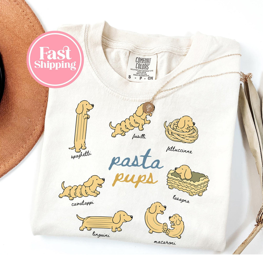 Wiener Dog Pasta Dachshund Italian Food Dog Moms Q293 Unisex T-shirt, Sweatshirt, Hoodie (1)