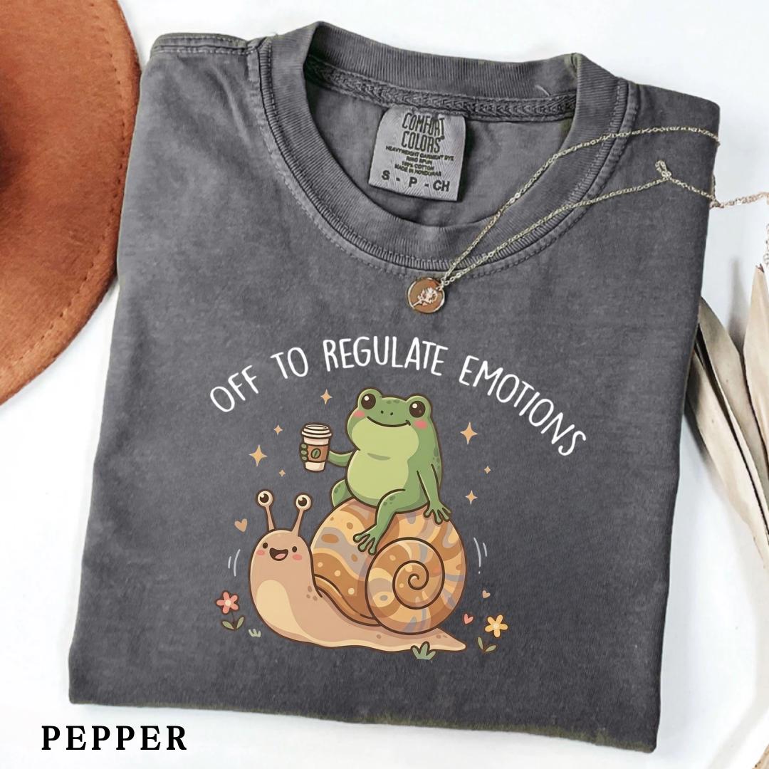 Comfort Colors Off Regulate Emotions Frog Mental Health Therapis Therapy Sel Counselor (2)