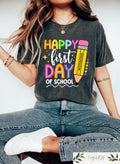 Happy First Day School Teacher Squad First Day School Back School Teacher (1)