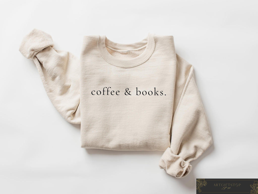 Coffee Books Books Lover Book Club Books Lover Coffee Lovers Tee Teacher Sweaters (1)