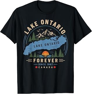 Lake Ontario Forever Canada Since 1867 Vintage Lakeside (1)