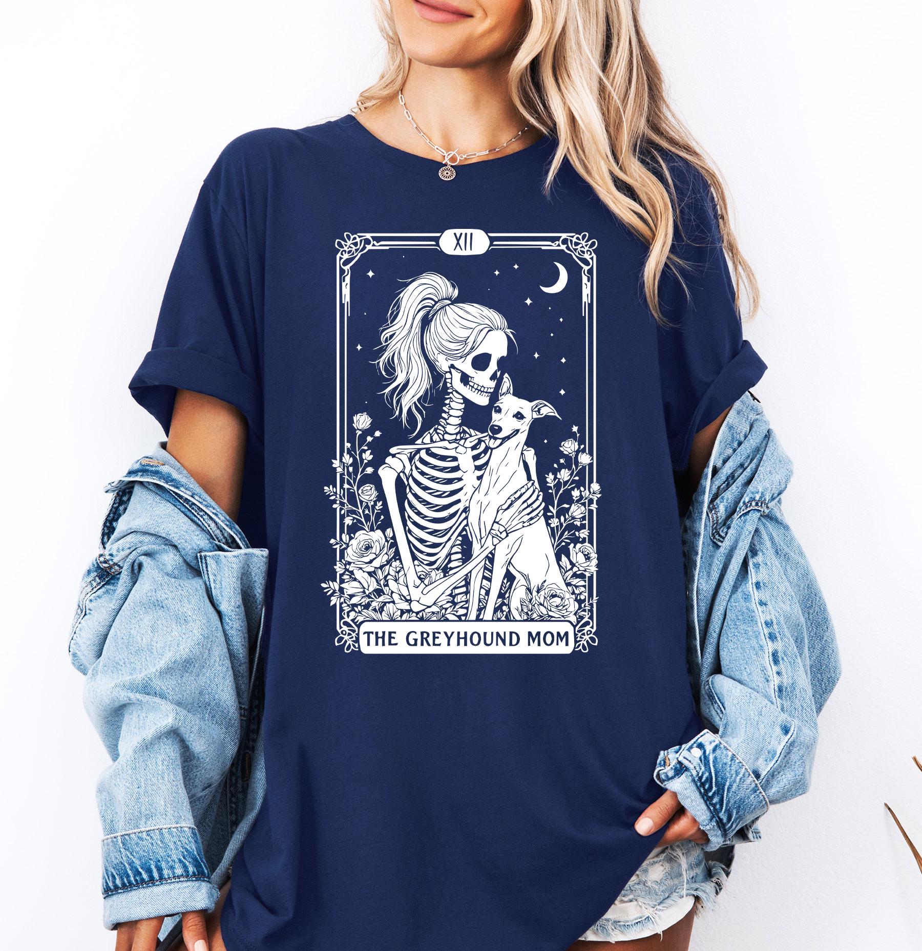 Greyhound Mom Tarot Card Greyhound Lover Halloween Greyhound Gif Whippet Dog Mom Halloween Sighthound (4)