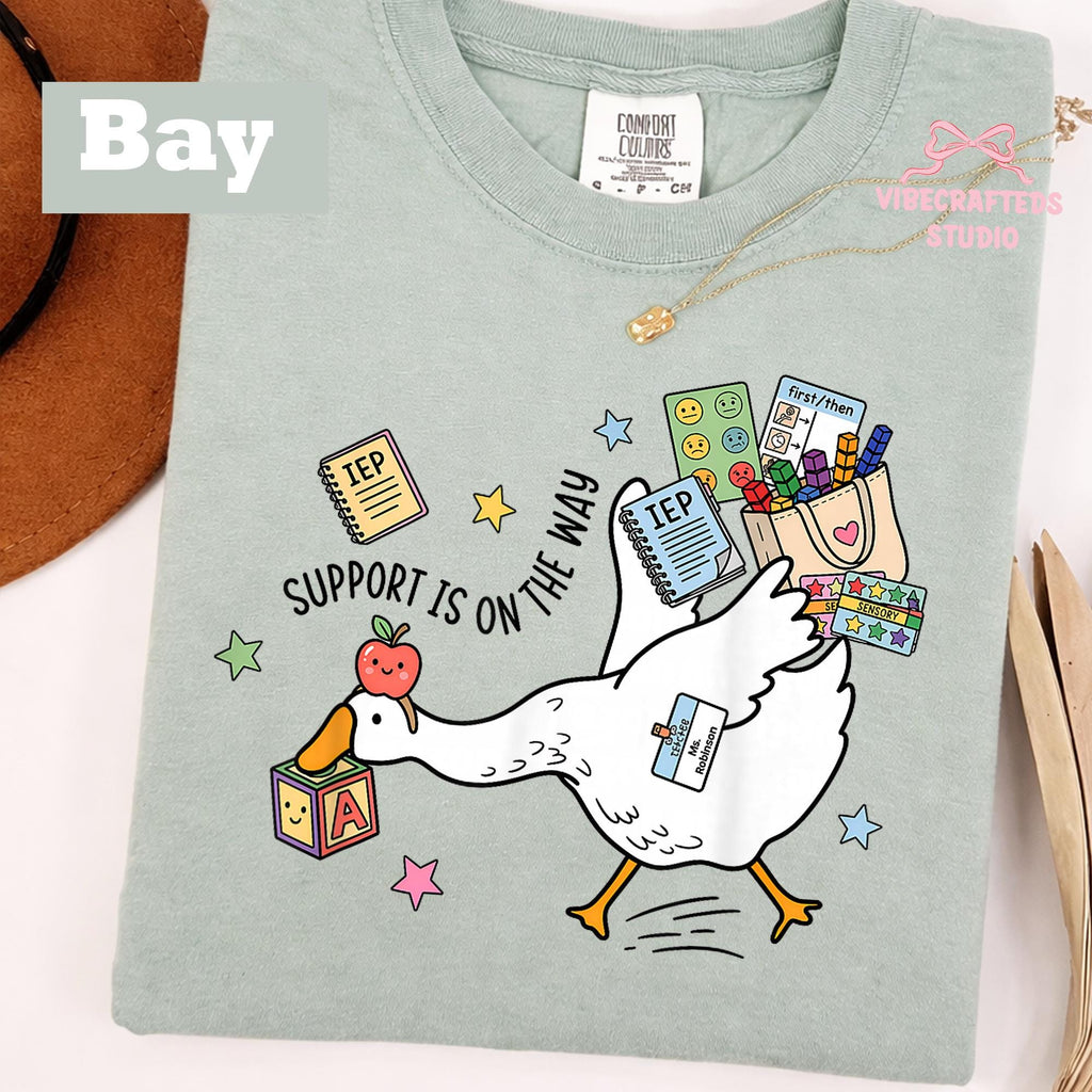 Support Way Silly Goose Comfort Colors Education Teacher Goose Iep Tools Tee Sped Teacher Support Tee (1)