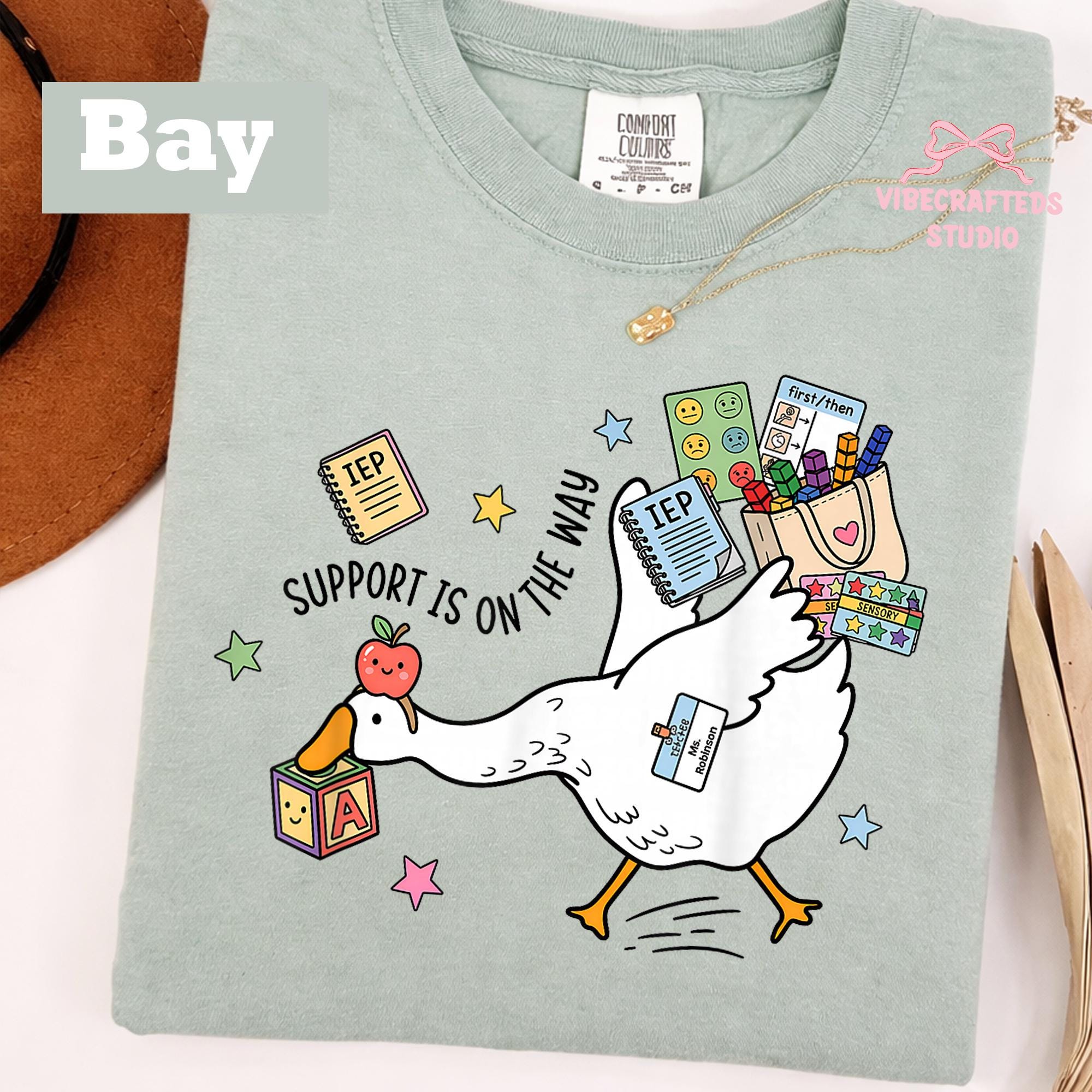 Support Way Silly Goose Comfort Colors Education Teacher Goose Iep Tools Tee Sped Teacher Support Tee (1)